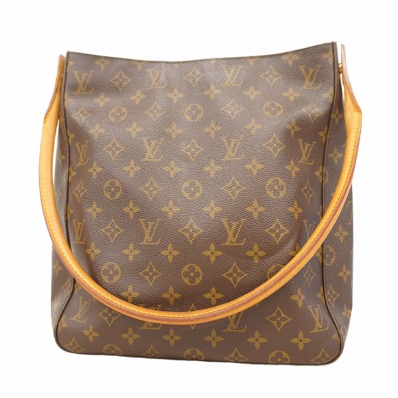 Louis Vuitton Monogram Looping GM Shoulder Bag M51145 Brown Women's - Picture 1 of 10